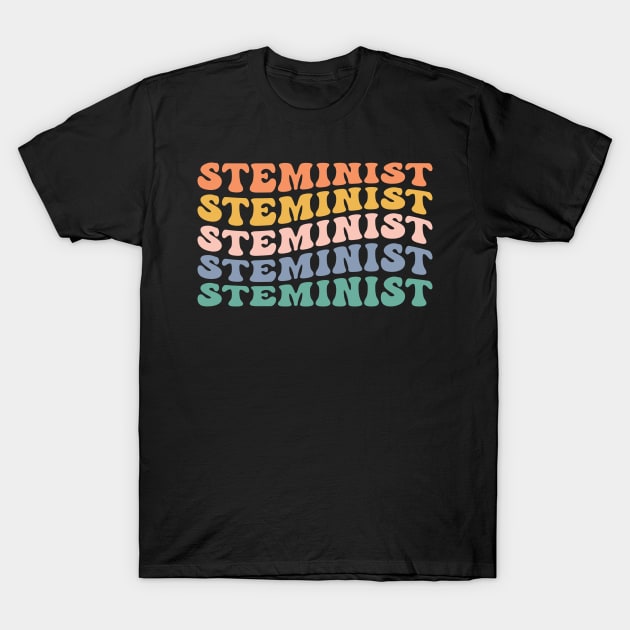 Steminist Science Technology Engineering Math STEM T-Shirt by kim.id